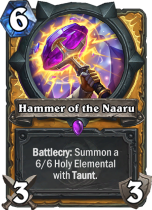 Hammer of the Naaru Card