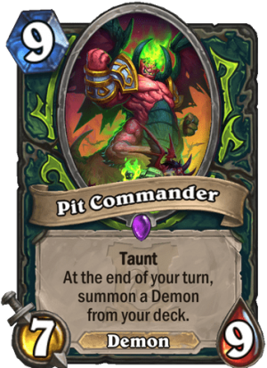 Pit Commander Card