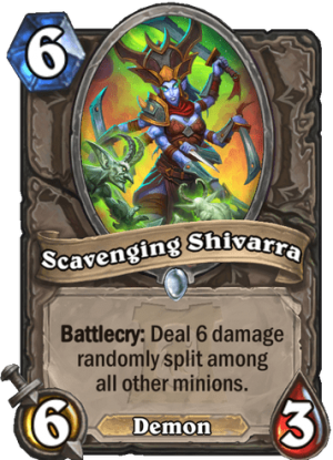 Scavenging Shivarra Card