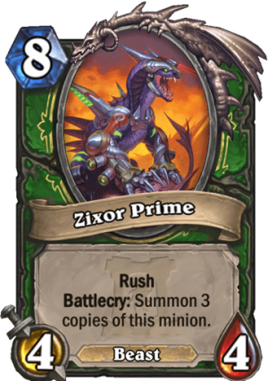 Zixor Prime Card