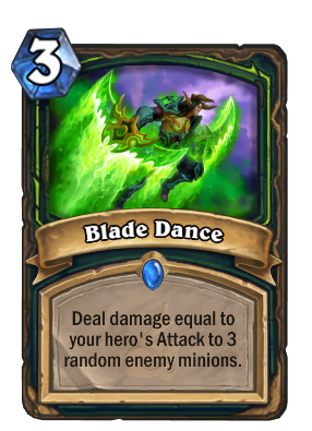 Blade Dance Card
