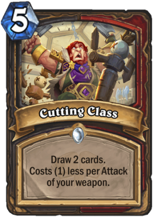 Cutting Class Card
