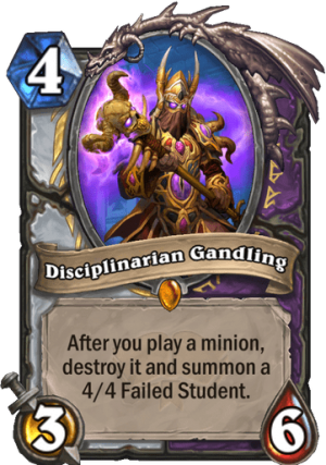 Disciplinarian Gandling Card