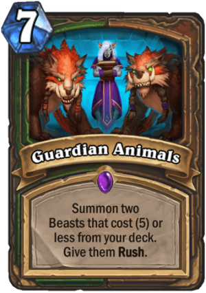 Guardian Animals Card