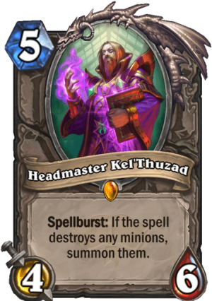 Headmaster Kel’Thuzad Card