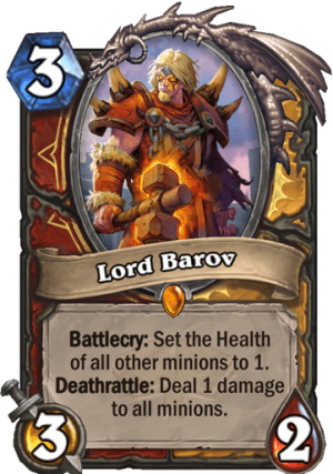 Lord Barov Card