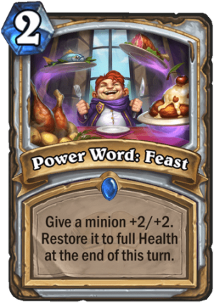 Power Word: Feast Card