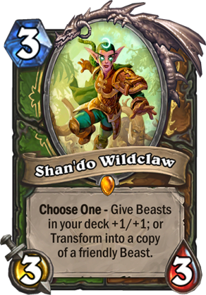 Shan’do Wildclaw Card