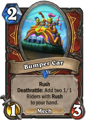 Bumper Car Card