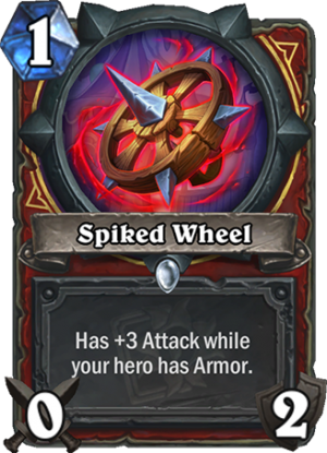 Spiked Wheel Card