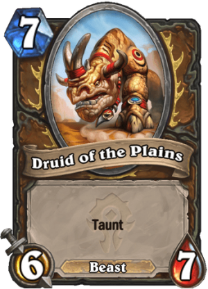 Druid of the Plains (Kodo) Card