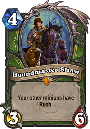 Houndmaster Shaw Card