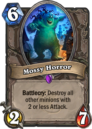 Mossy Horror Card