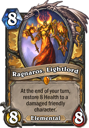Ragnaros, Lightlord Card