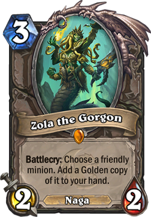 Zola the Gorgon Card