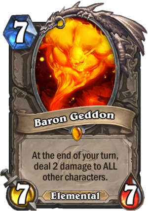 Baron Geddon Card