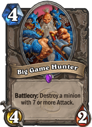 Big Game Hunter Card
