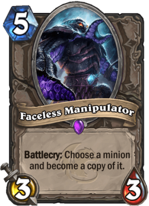 Faceless Manipulator Card
