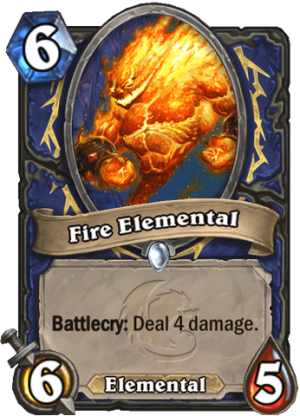 Fire Elemental Card