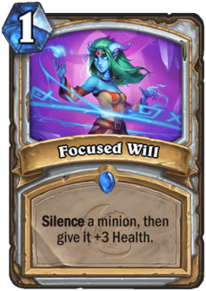 Focused Will Card