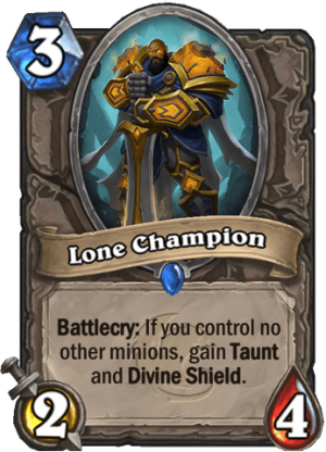 Lone Champion Card