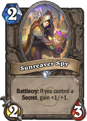 Sunreaver Spy Card