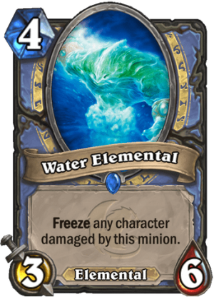 Water Elemental Card