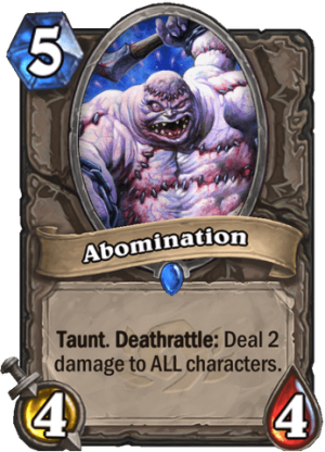 Abomination Card