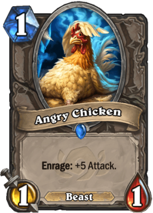 Angry Chicken Card