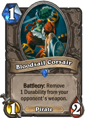 Bloodsail Corsair Card