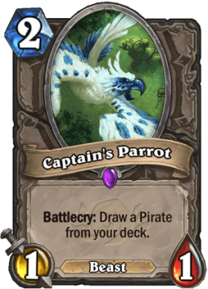 Captain’s Parrot Card