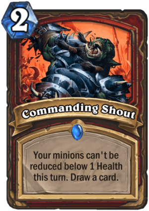 Commanding Shout Card
