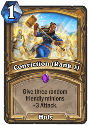 Conviction (Rank 3) Card