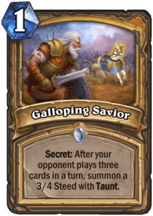 Galloping Savior Card