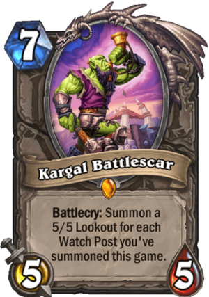 Kargal Battlescar Card
