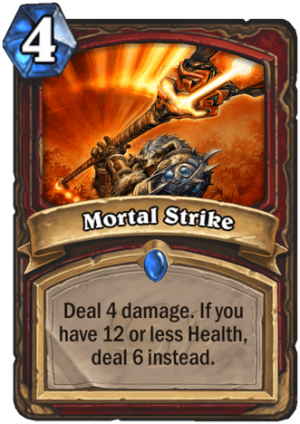 Mortal Strike Card