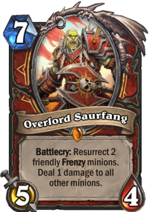 Overlord Saurfang Card