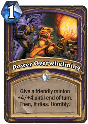 Power Overwhelming Card