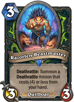 Razorfen Beastmaster Card