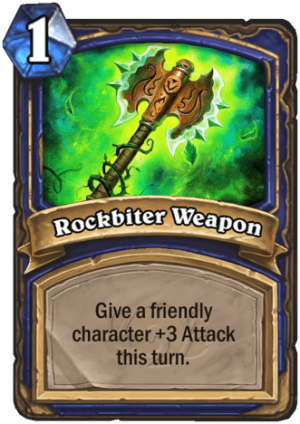 Rockbiter Weapon Card