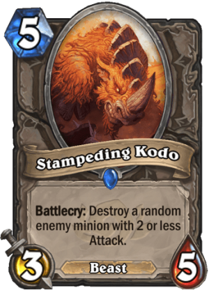 Stampeding Kodo Card