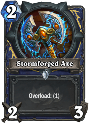 Stormforged Axe Card