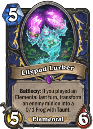 Lilypad Lurker Card