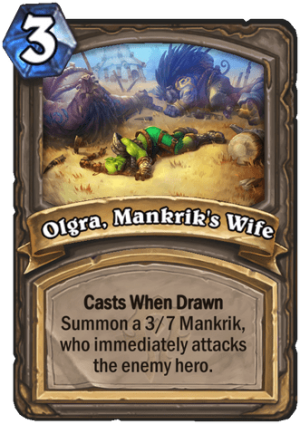 Olgra, Mankrik’s Wife Card
