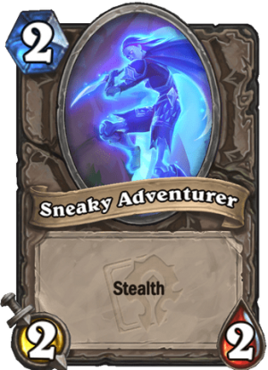 Sneaky Adventurer Card
