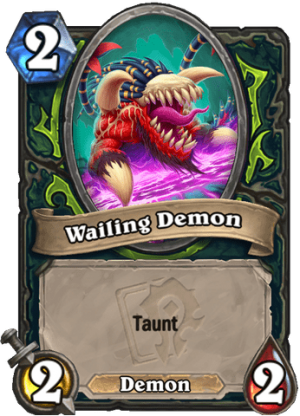 Wailing Demon Card