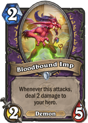 Bloodbound Imp Card