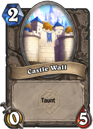 Castle Wall Card