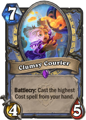 Clumsy Courier Card
