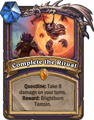 Complete the Ritual Card